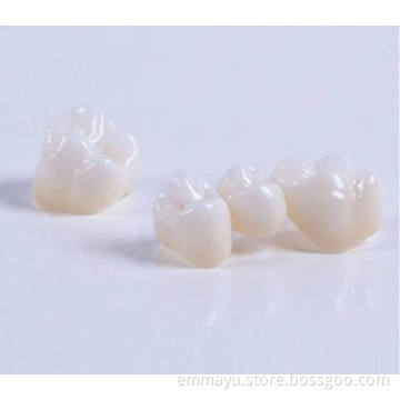 Dental porcelain teeth